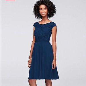 David’s Bridal Marine Lace Dress